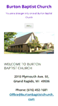 Mobile Screenshot of burtonbaptistchurch.com